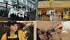 Stills from Riize's music video for the song ″The End of the Day,″ featuring Mega MGC Coffee. [MEGA MGC COFFEE]