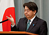 Japan's Chief Cabinet Secretary Yoshimasa Hayashi attends a press conference at Prime Minister Fumio Kishida's official residence in Tokyo, Japan on Dec. 14, 2023. [REUTERS/YONHAP]
