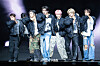 Boy band &TEAM performs the lead track “Back to Life” during a showcase for the release of its EP, ″Back to Life,″ at the Blue Square in central Seoul on Oct. 28. [DANIELA GONZALEZ PEREZ]