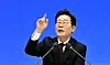 President Lee Jae Myung speaks during his first formal press conference marking 30 days in office at the Blue House compound in central Seoul on July 3. [JOINT PRESS CORPS]
