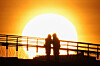 People watch the sunrise on New Year's Day in Seoul, Korea on Jan. 1, 2026. [AP/YONHAP]