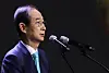 Acting President Han Duck-soo in western Seoul on April 11 [YONHAP]