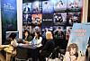 Content creators and buyers hold consultations during “Content IP Market 2024,” held at Coex in Gangnam District, southern Seoul, on Nov. 19, 2024. [YONHAP]