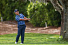 Kim Si-woo hits an approach shot on the first hole during the third round of the Arnold Palmer Invitational presented by Mastercard 2025 at Arnold Palmer Bay Hill Golf Course on March 8 in Orlando, Florida. [GETTY IMAGES]