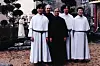 Then-Prior General Robert Francis Prevost of the Order of Saint Augustine, center, during his visit to Korea [ORDER OF SAINT AUGUSTINE]