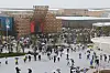 People visit the 2025 World Exposition on April 13, which opened the same day on an artificial island in Osaka, western Japan. [YONHAP]