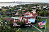 An aerial view of U.S. President Donald Trump's Mar-a-Lago estate taken on Aug. 10, 2022, in Palm Beach, Florida. [AP/YONHAP]