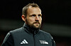 Bo Svensson, then-Union Berlin manager, arrives for a Bundesliga match against SC Freiburg in Berlin, Germany on Nov. 8. [AFP/YONHAP]