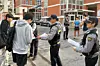 Police officers conduct a school campaign on preventing digital sex crimes including deepfake videos at a school in Gwangju on April 9. [YONHAP]