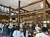 The London Bagel Museum at the Lotte Department Store's Jamsil in southern Seoul is crowded with people. [LOTTE DEPARTMENT STORE]