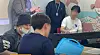 BTS member Suga visits Severance Hospital to volunteer his musical talent while serving as a social service worker in this screen capture of a video uploaded to the hospital's YouTube channel. [SCREEN CAPTURE]