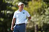 An Byeong-hun watches his shot from the 14th tee during the first round of the Sanderson Farms Championship at The Country Club of Jackson in Jackson, Mississippi, on Oct. 2. [AFP/YONHAP]