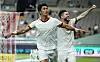 Ha Chang-rae, front, celebrates during a K League 1 match between the Pohang Steelers and FC Seoul at Seoul World Cup Stadium in western Seoul on Aug. 4, 2023. [NEWS1]