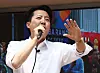 Reform Party presidential candidate Lee Jun-seok speaks during a campaign rally at Yeouido Park in Yeongdeungpo District, western Seoul, on May 28. [NEWS1]