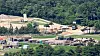 The United States Forces Korea base in Seongju, North Gyeongsang, on June 22, 2023. The Terminal High Altitude Area Defense battery can be seen pointed skyward on the left. [YONHAP]