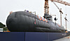 The ROKS Jang Yeong-sil, the first 3,600-ton submarine of the Jang Bogo-III Batch-II class, is on display at Hanwha Ocean’s Geoje shipyard in Geoje, South Gyeongsang, on Oct. 21. [NEWS1]