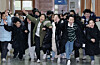 Children are seen at an elementary school in Suwon, Gyeonggi, as the winter break season begins on Dec. 16. [NEWS1]