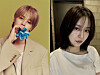 Singer Jimin of BTS, left, and actor Song Da-eun [BIGHIT MUSIC, SCREEN CAPTURE]