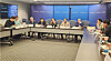 Experts at the Stimson Center in Washington hold a press meeting in Washington on Feb. 9. [YONHAP]