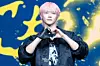 &TEAM’s Nicholas poses for photos during a showcase for the release of the band’s EP, ″Back to Life,″ at the Blue Square in central Seoul on Oct. 28. [DANIELA GONZALEZ PEREZ]