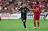 Korea's Bae Jun-ho celebrates during a 2026 World Cup qualifier against Singapore at Singapore National Stadium in Singapore on June 6. [YONHAP]