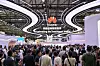 People visit the stand of Huawei during the Mobile World Congress (MWC) at the Shanghai New International Expo Centre in Shanghai on June 18, 2025.[AFP/YONHAP]