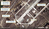 A top-down view of the Uiju Airport in Sinuiju, North Pyongan, on the homepage of U.S. news outlet Beyond Parellel [SCREEN CAPTURE]