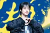 &TEAM’s Taki poses for photos during a showcase for the release of the band’s EP, ″Back to Life,″ at the Blue Square in central Seoul on Oct. 28. [DANIELA GONZALEZ PEREZ]