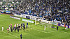FC Seoul and Incheon United react to spectators who threw water bottles on the pitch after a K League 1 match at Incheon Football Stadium in Incheon on May 11. [YONHAP]