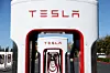 Tesla Superchargers are seen at the Petaluma Supercharger in Petaluma, California, on March 9, 2022. [AFP/YONHAP]