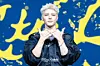 &TEAM’s Maki poses for photos during a showcase for the release of the band’s EP, ″Back to Life,″ at the Blue Square in central Seoul on Oct. 28. [DANIELA GONZALEZ PEREZ]