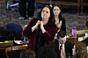 Rep. Aime Wichtendahl reacts to the gallery after speaking during a debate on the gender identity bill, on Feb. 27, at the Statehouse in Des Moines, Iowa. [AP/YONHAP]