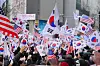 Members of the Christian organization ″Save Korea″ rally against Yoon's impeachment in Gwangju on Feb. 15. [NEWS1]