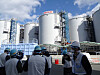 Tokyo Electric Power Company (Tepco) officials show the Fukushima Daiichi Nuclear Power Plant to foreign correspondents during a press tour on Feb. 6, 2023. [YONHAP]