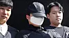 A medical student surnamed Choi, accused of murdering his girlfriend in May 2024, is escorted from the Seocho Police Precinct in southern Seoul to prosecutors on May 14, 2024. He allegedly fatally stabbed his girlfriend on the rooftop of a building near Gangnam Station a week prior. [NEWS1]
