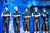 Boy band Tomorrow X Together poses for photos during a press showcase for its fourth full-length album, “The Star Chapter: Together,” at the Kyung Hee University Grand Peace Palace in Dongdaemun District, eastern Seoul, on July 21. [DANIELA GONZALEZ PEREZ]