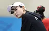 Kim Ye-ji reacts during the women's 10-meter air pistol final in Chateauroux, France on July 28. [XINHUA/YONHAP]
