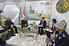 Korean and Egyptian defense officials discuss arms cooperation in Cairo on Dec. 5. [DEFENSE ACQUISITION PROGRAM ADMINISTRATION]