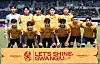 Gwangju FC pose for a photo before the second leg of the 2024-25 AFC Champions League Elite round of 16 match against Vissel Kobe on March 12. [YONHAP]
