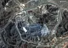 This satellite image provided by Maxar Technologies shows damage at the Fordo enrichment facility in Iran after U.S. strikes, Sunday, June 22, 2025. [AP/YONHAP]