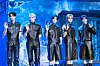 Boy band Tomorrow X Together poses for photos during a press showcase for its fourth full-length album, “The Star Chapter: Together,” at the Kyung Hee University Grand Peace Palace in Dongdaemun District, eastern Seoul, on July 21. [DANIELA GONZALEZ PEREZ]