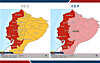 An image distributed by the Ministry of Foreign Affairs on Oct. 8, showing the travel advisory adjustment for some areas in Ecuador [MINISTRY OF FOREIGN AFFAIRS]