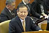 Former Minister of the Interior and Safety Lee Sang-min answers questions as a witness during the seventh hearing of the Constitutional Court’s impeachment trial of then-President Yoon Suk Yeol in Jongno District, central Seoul, on Feb. 11. [NEWS1]