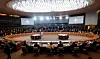 A general view during a meeting of NATO Ministers of Foreign Affairs, at the NATO headquarters, in Brussels, Belgium, 03 April 2025. [EPA/YONHAP]