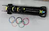 The Jamaica bobsleigh team, with pilot Shanwayne Stephens, is seen in action during Heat 3 of the Four-Man Bobsleigh race at the Yanqing National Sliding Centre at the Beijing 2022 Olympic Games in China on Feb. 20, 2022. [EPA/YONHAP]