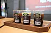 From left, an iced Americano, an Aerocano and a cold brewed coffee [CHO YONG-JUN]
