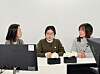 Vietnamese presenters Pham Thi Ha Phuong, center, and Do To Chau, right, speak during K-campus’s “GKS 101 with K-campus” webinar held on Feb. 9. [YOON SEUNG-JIN]