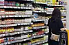 A shopper looks at items stocked at a supermarket in Seoul on May 20. [NEWS1]
