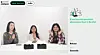 Lee Tae-hee, left, the host of K-campus's webinar, along with Indian speakers Ruksar, center, and Sunanda Sharma, right, wave as the second session of the webinar ends on Feb. 9. [SCREEN CAPTURE]