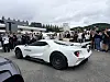 Crowd checks out the Ford GT at the Peaches Run Universe 2025 show run event in Yongin, Gyeonggi on Sunday. [CHO YONG-JUN]